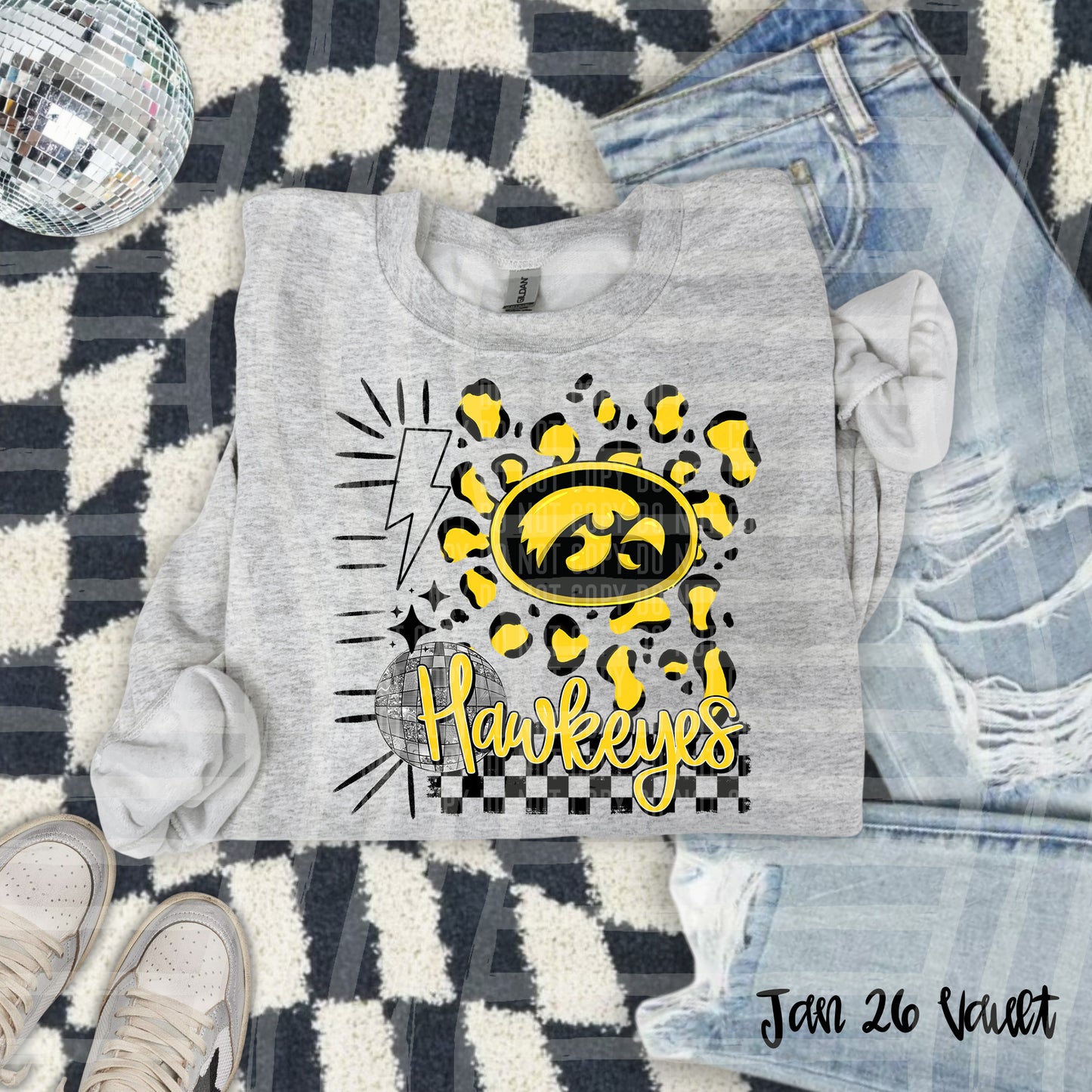 LEOPARD COLLEGE TEE