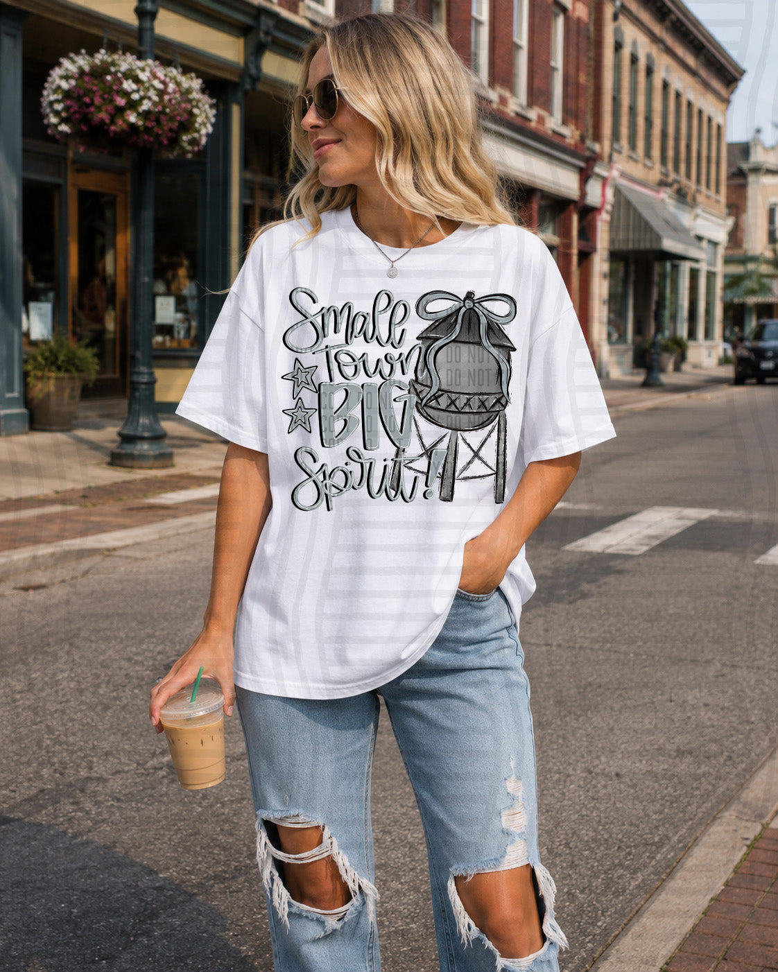 SMALL TOWN WATER TOWER TEES -25 COLORS