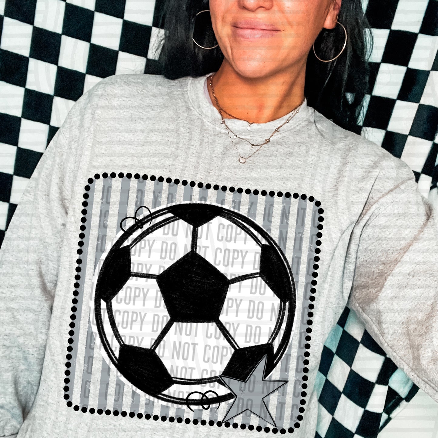 DISTRESSED SOCCER TEE - MULTIPLE COLORS