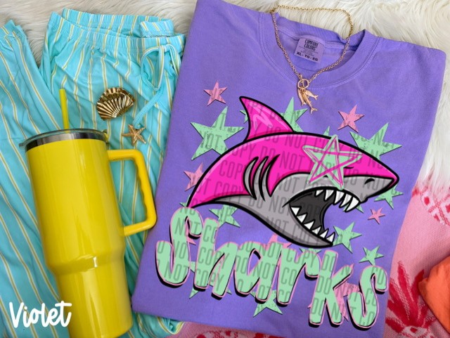 PREPPY STAR EYES MASCOT TEES - FEW CHOICES