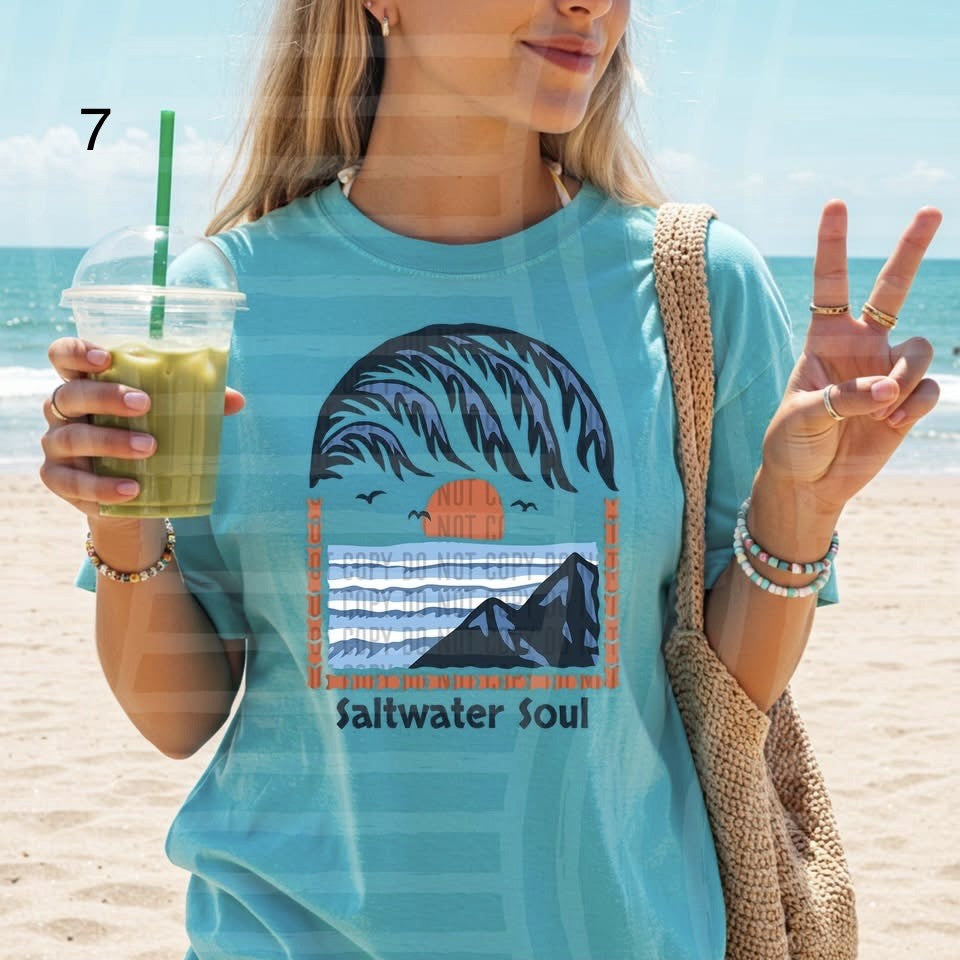 VARIETY OF BEACHY VIBES TEE