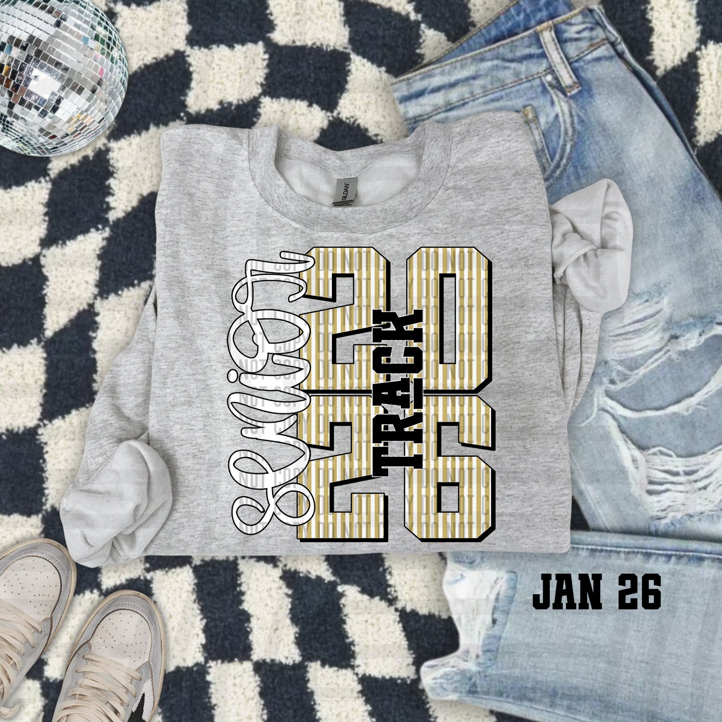 TRACK SENIOR 2026 TEE -MULITIPLE COLORS