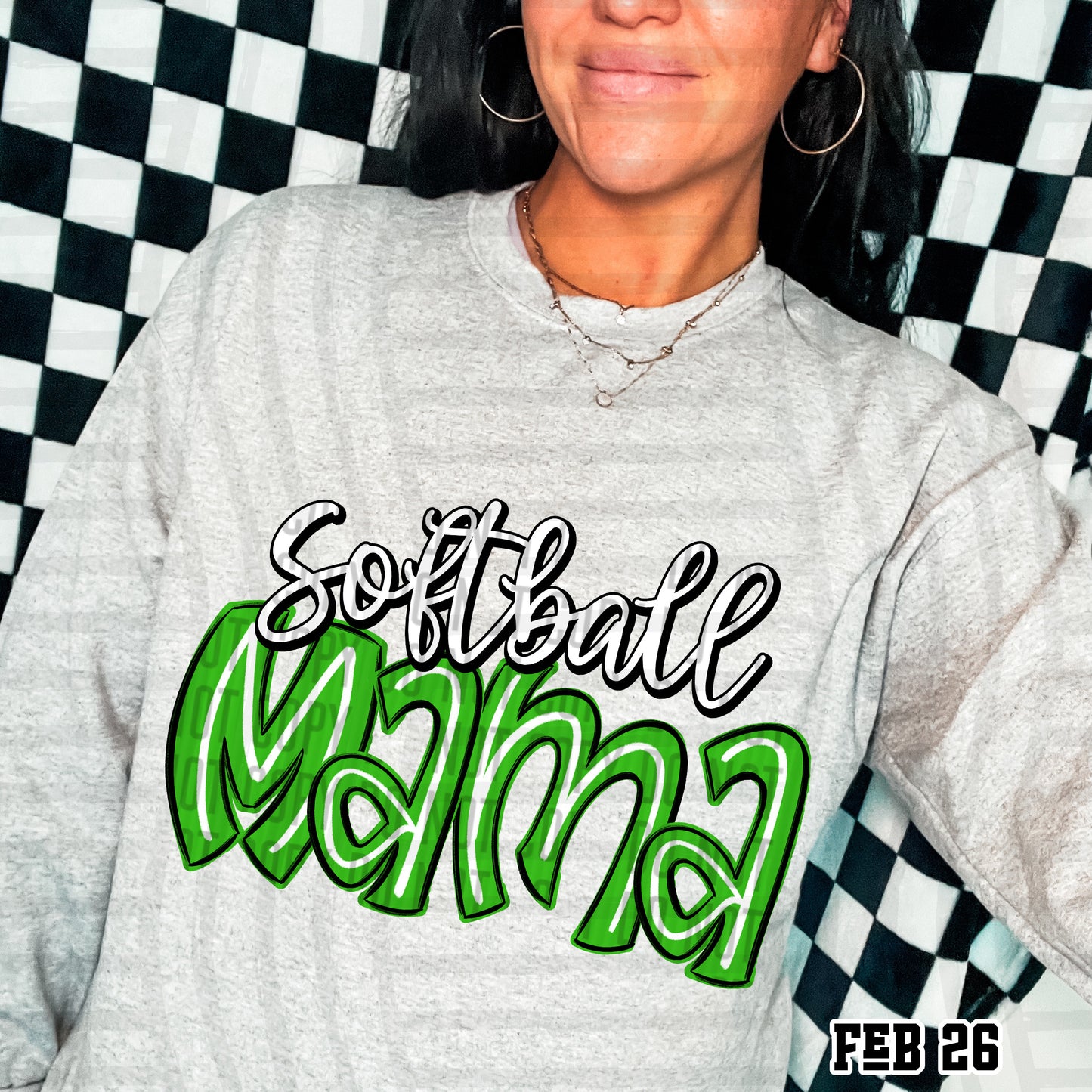 SOFTBALL MAMA TEES - VARIETY COLORS