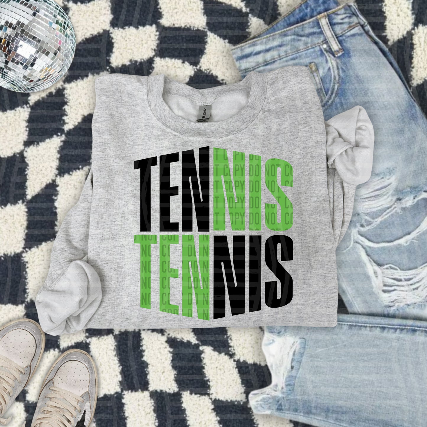 WORD ART TENNIS TEE