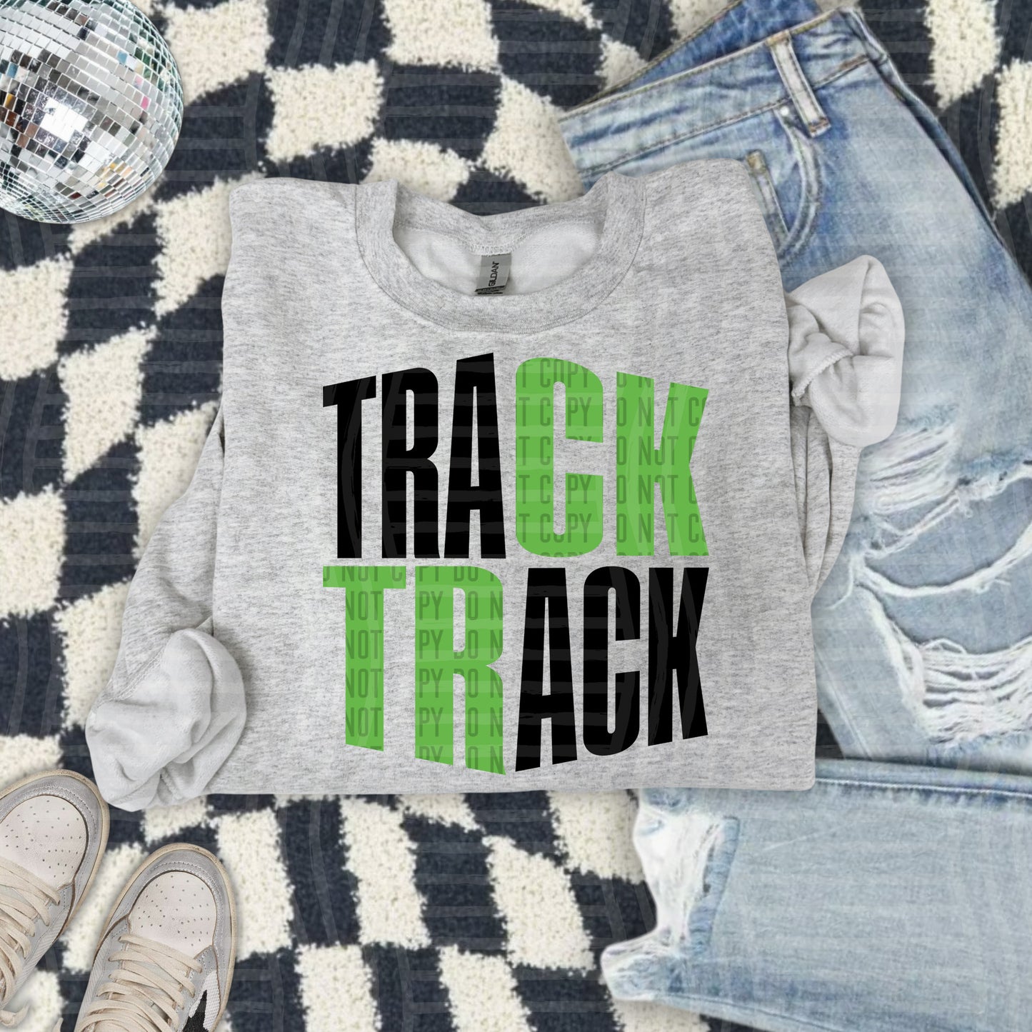 WORD ART TRACK TEE