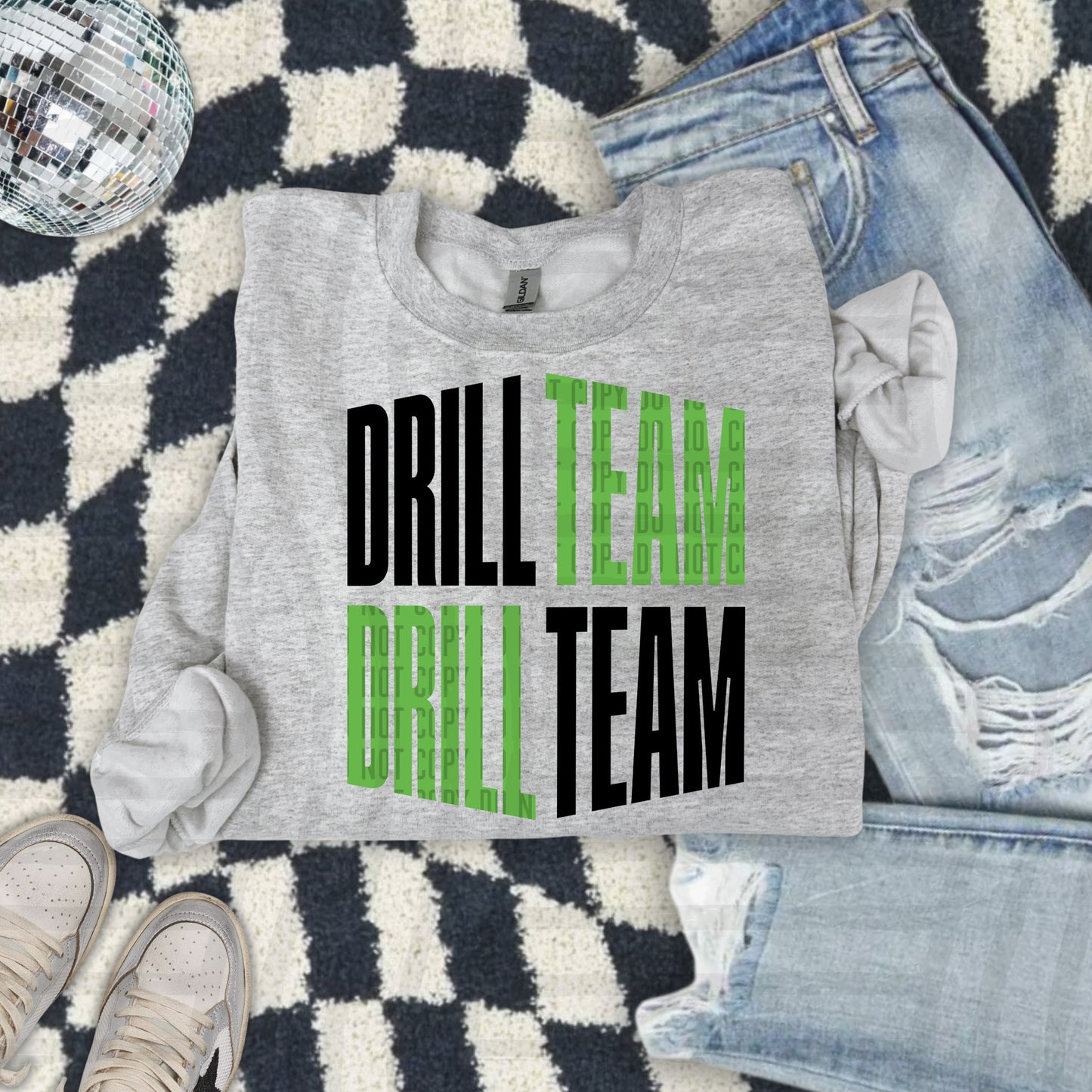 WORD ART DRILL TEAM TEE