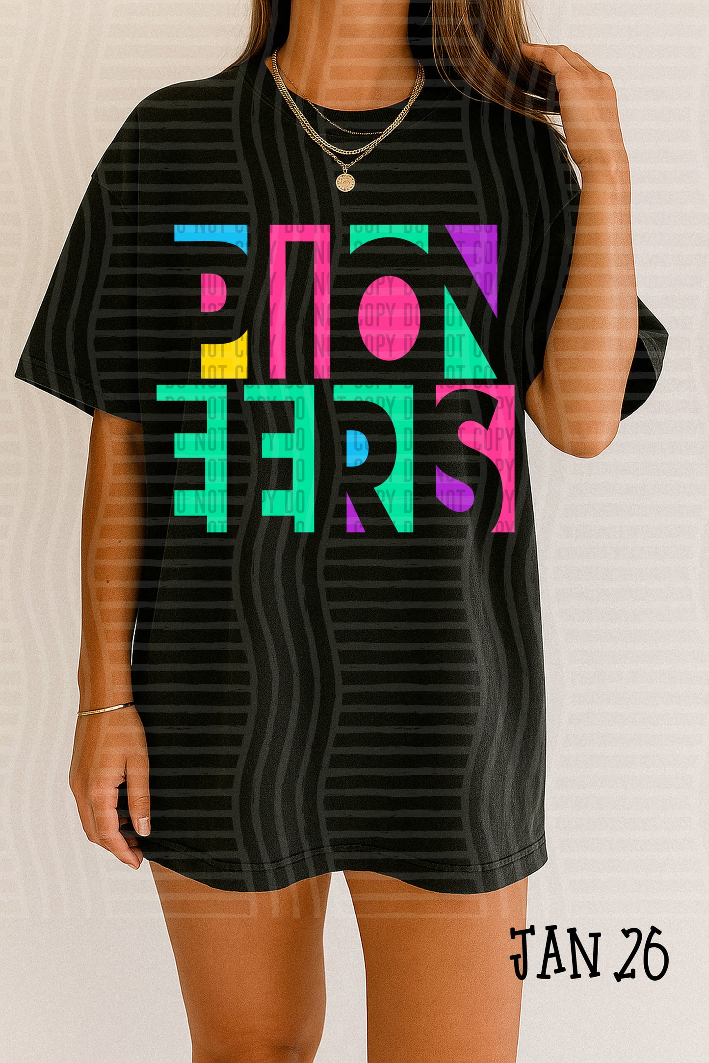 CONFETTI CUT OUT MASCOT TEE