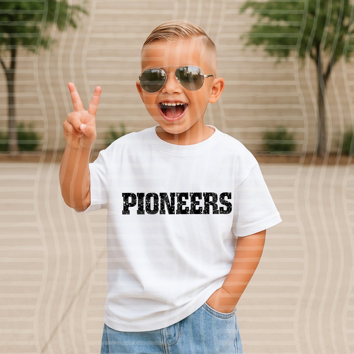 SIMPLE MASCOT NAMES TEE