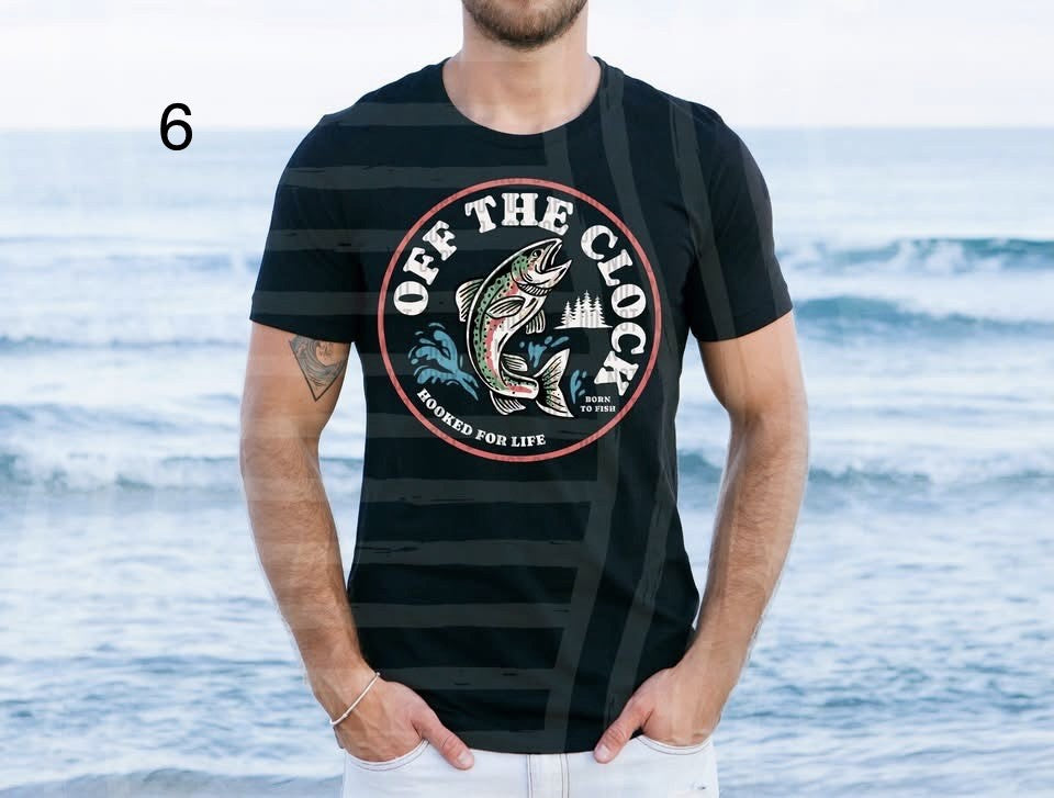 VARIETY OF FISHING TEE