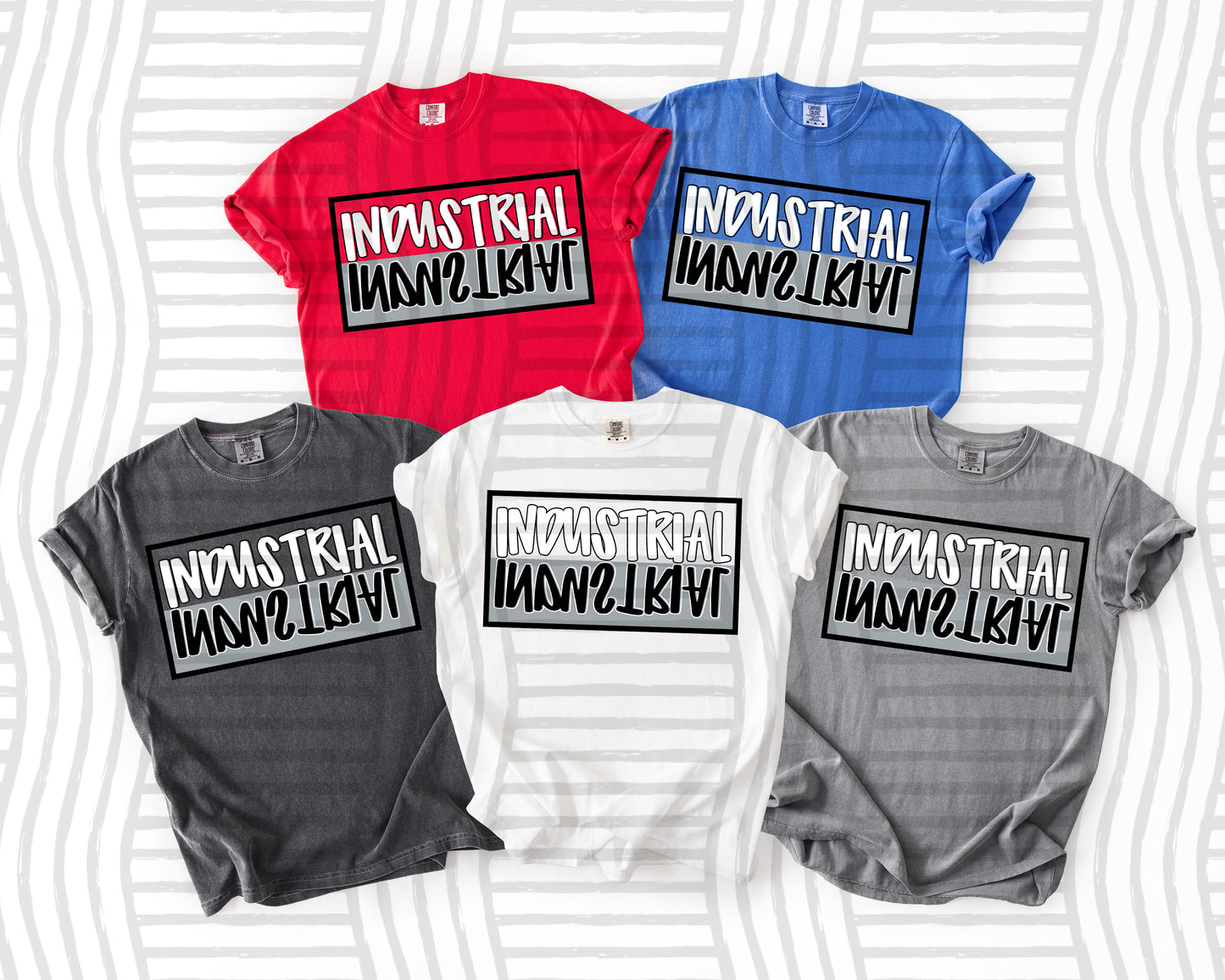 BOX FLIPPED MASCOTS TEE