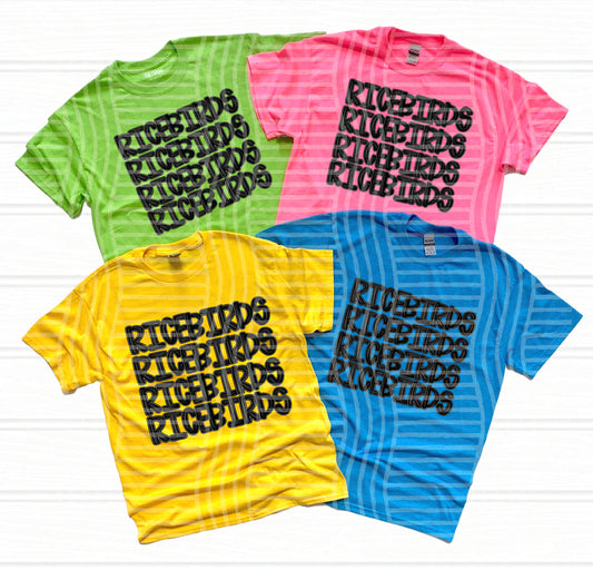 MASCOT BLACK STACKED TEE