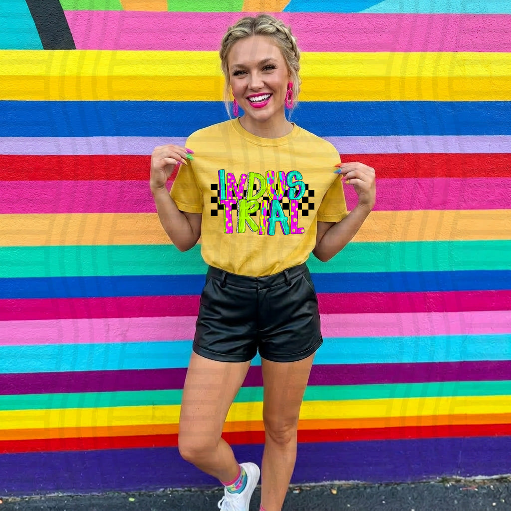 NEON DOODLES MASCOTS TEE