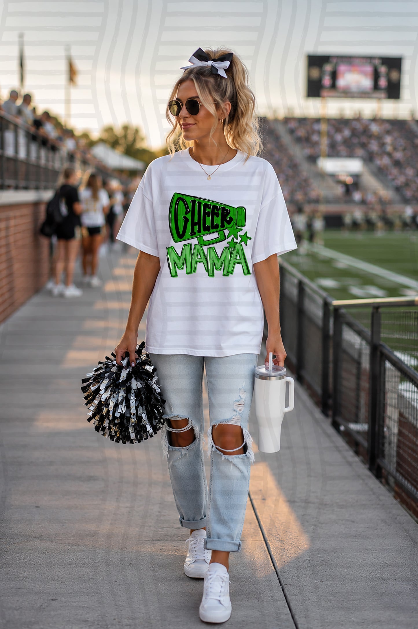 CHEER MAMA TEES -25 COLORS