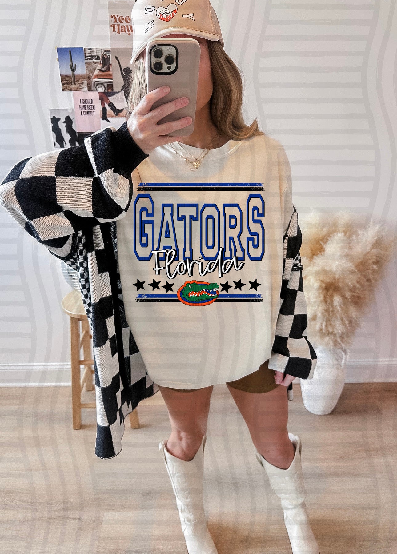 OPEN VARISTY COLLEGE TEE