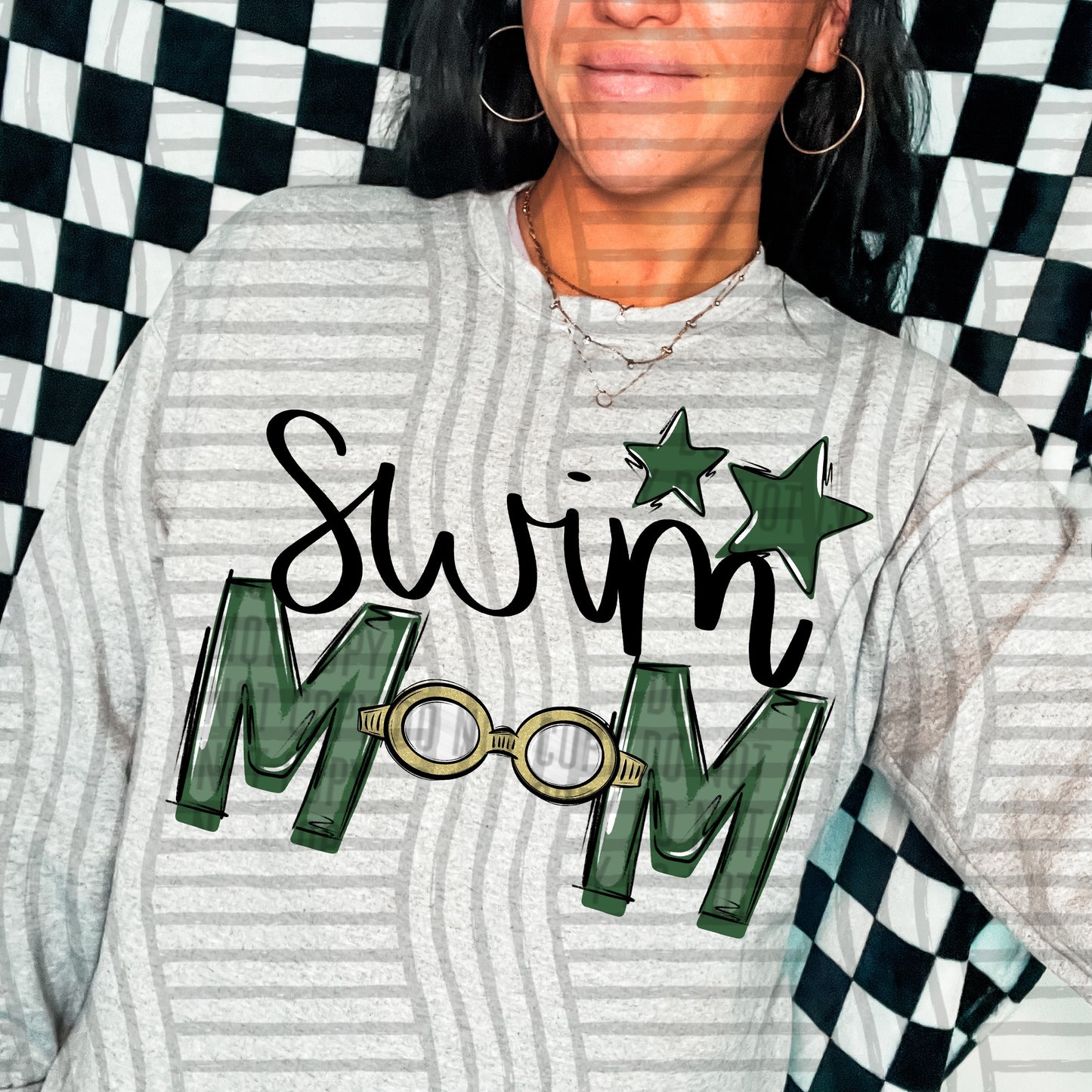SWIM MOM TEES - 20 COLORS