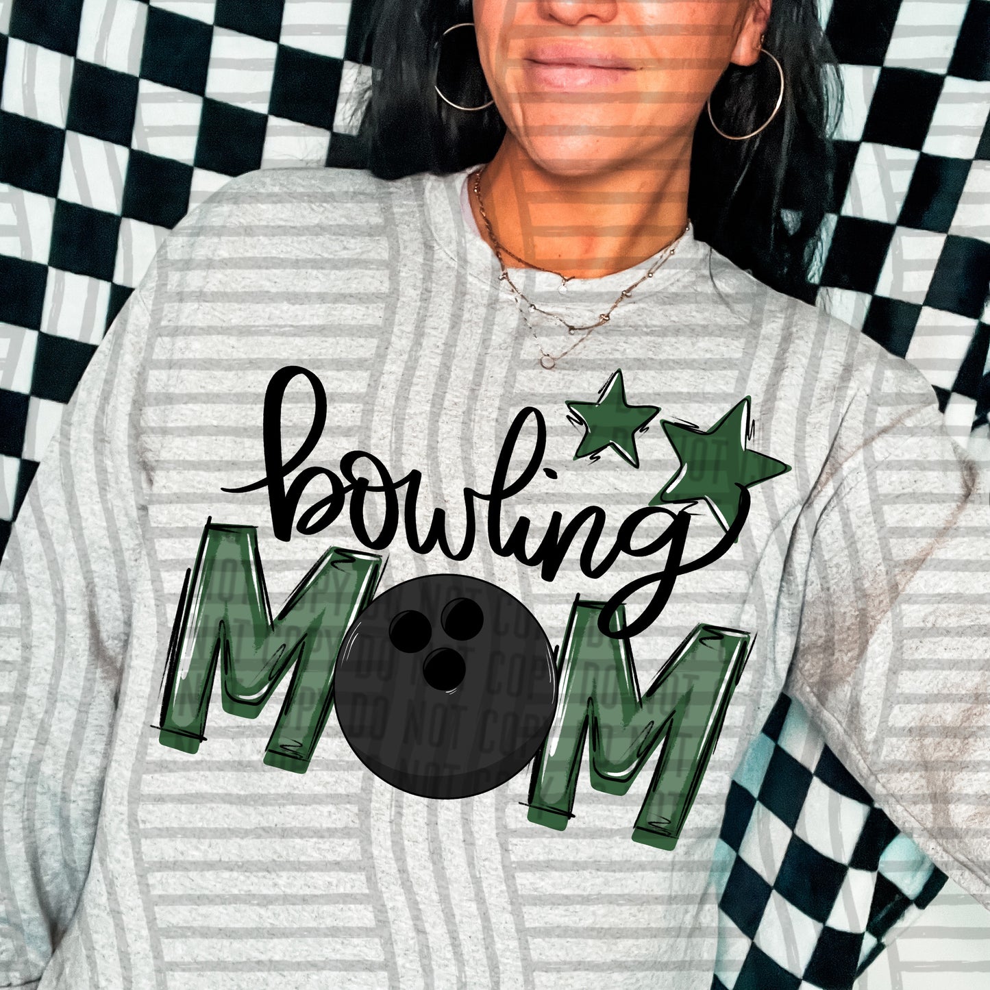 BOWLING MOM TEES - 20 COLORS