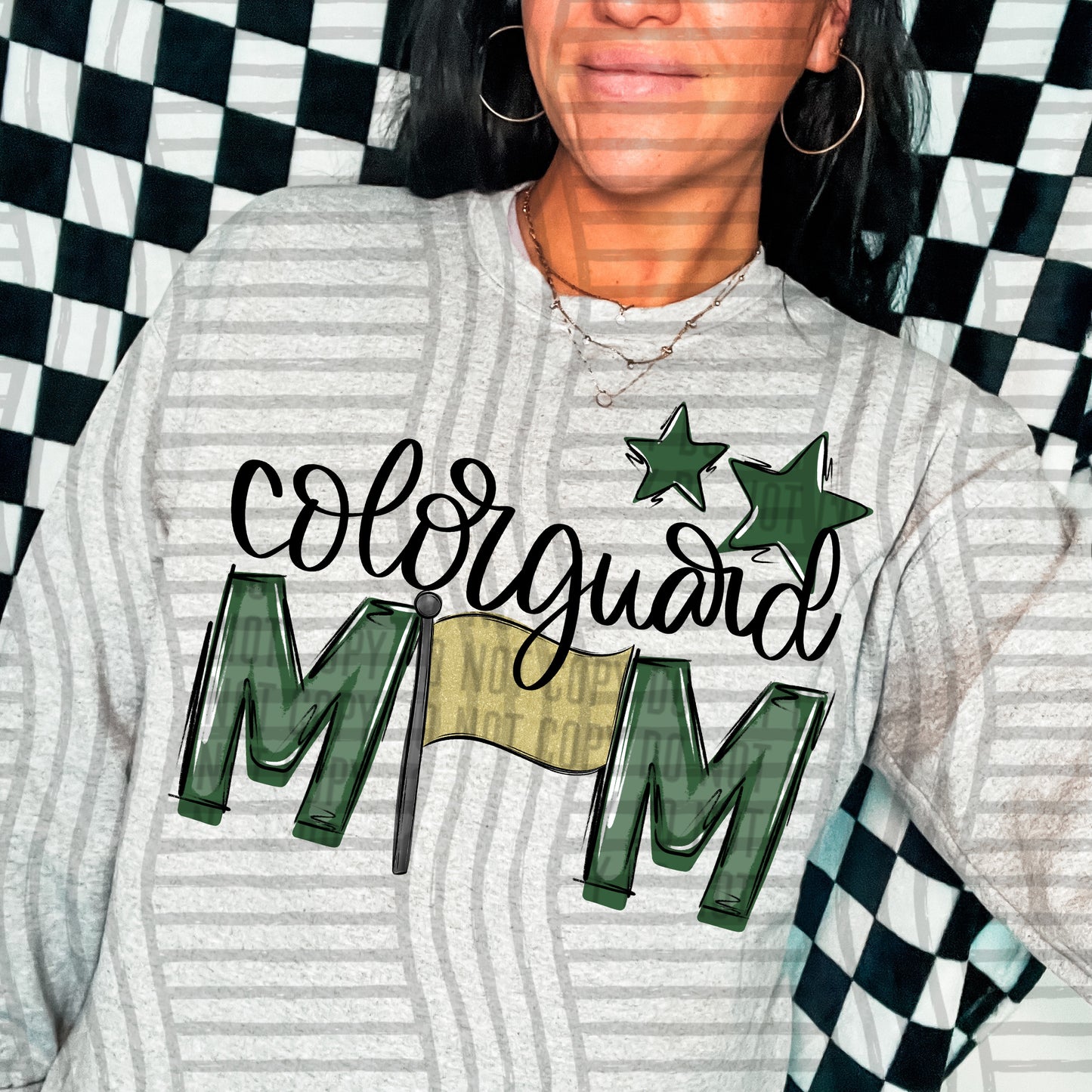 COLORGUARD MOM TEES - 20 COLORS