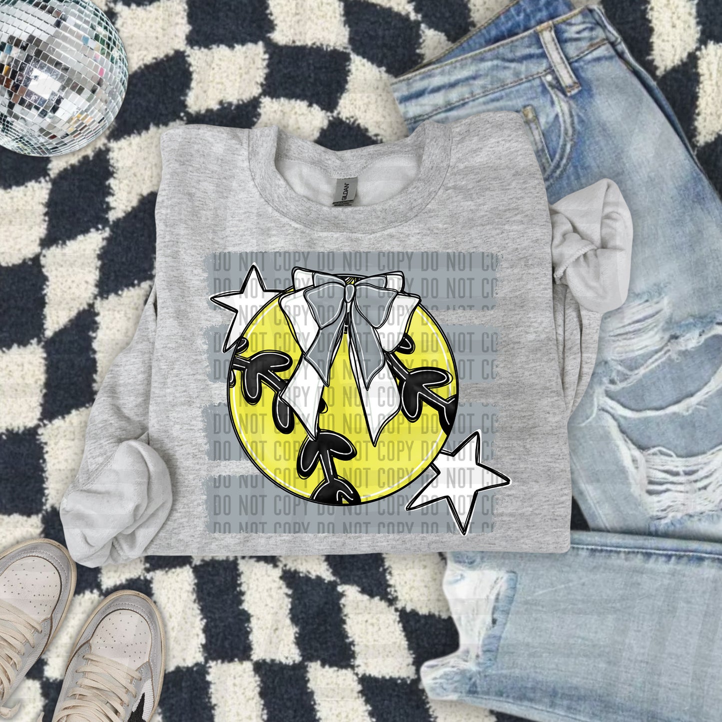 SOFTBALL BOW BOW TEES -25 COLORS