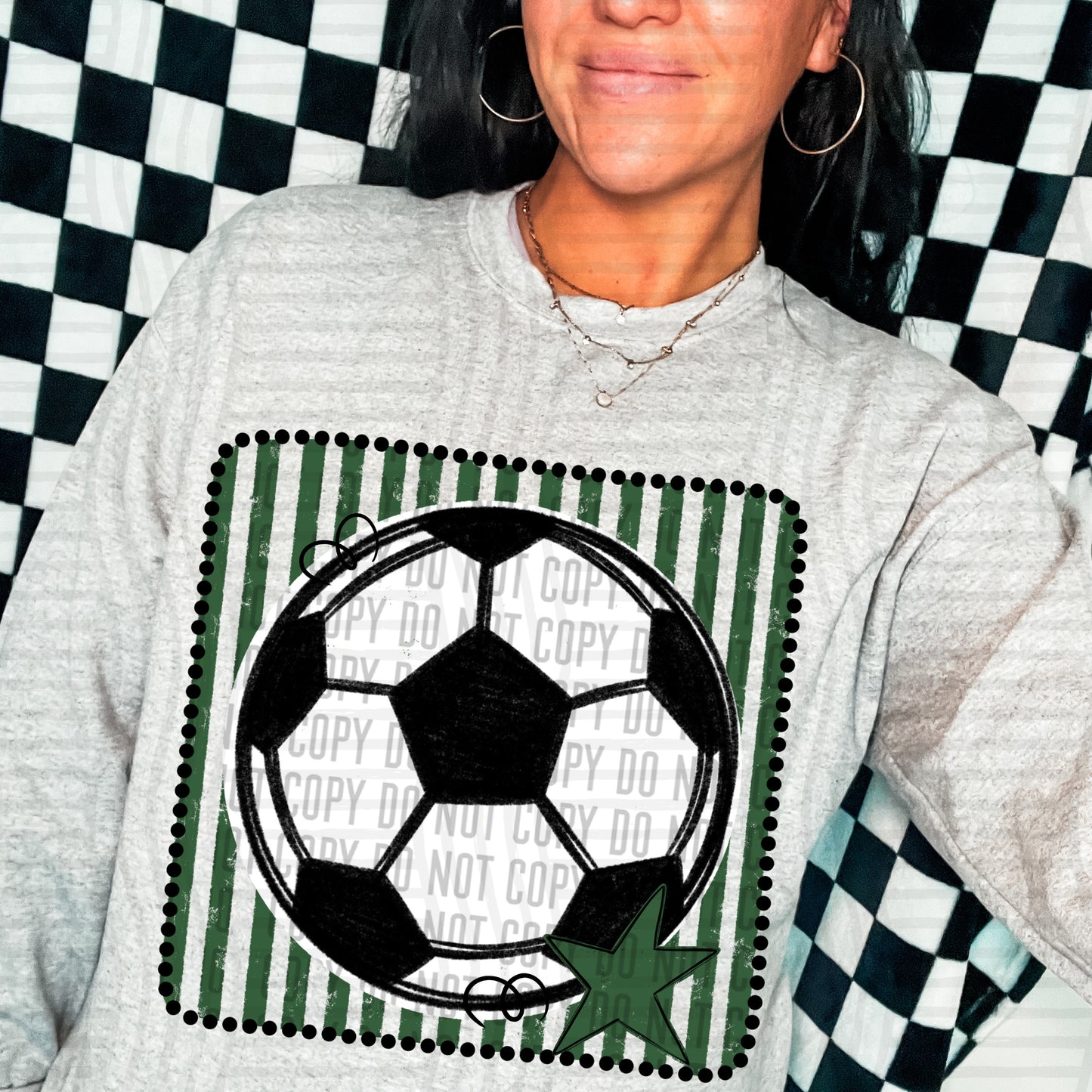 DISTRESSED SOCCER TEE - MULTIPLE COLORS
