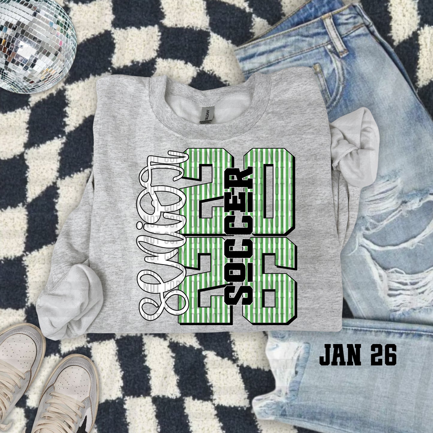 SOCCER SENIOR 2026 TEE-MULITIPLE COLORS