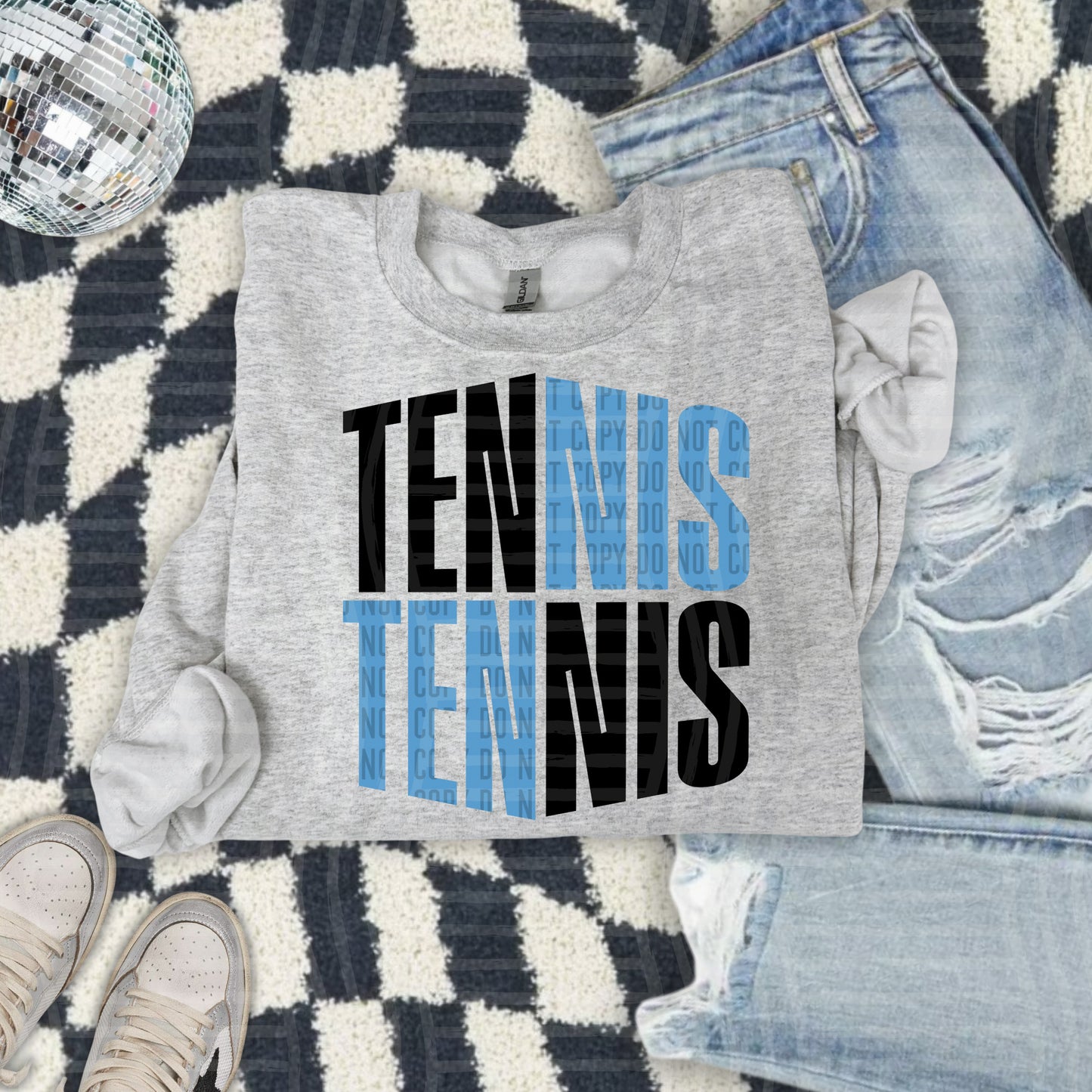 WORD ART TENNIS TEE