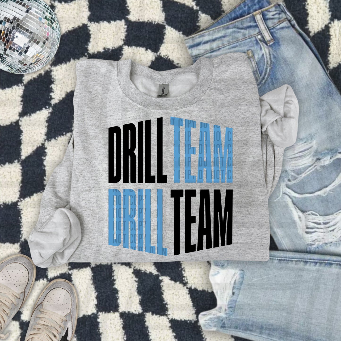 WORD ART DRILL TEAM TEE