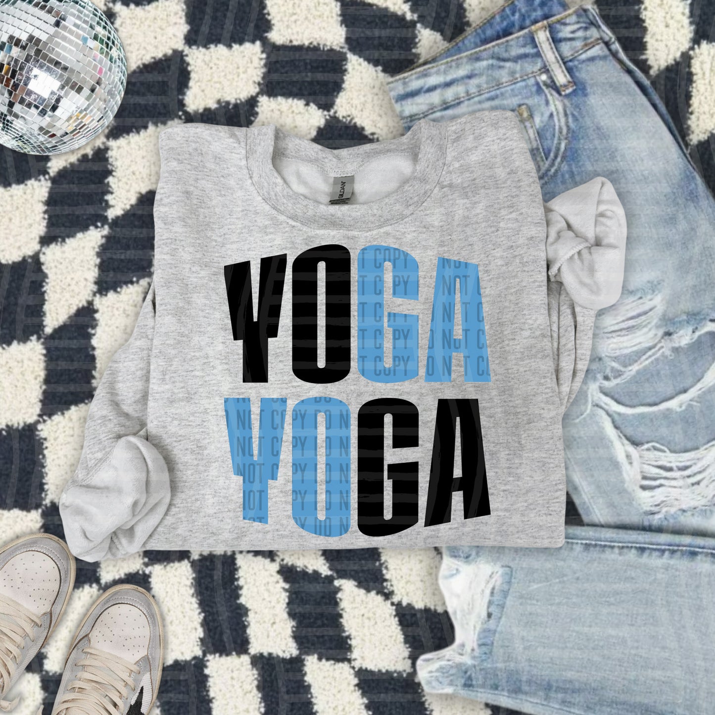WORD ART YOGA TEE