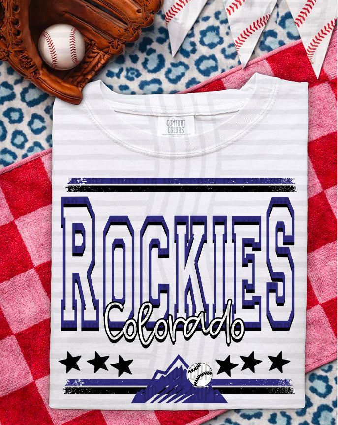 MLB OPEN VARISTY TEE- MARCH