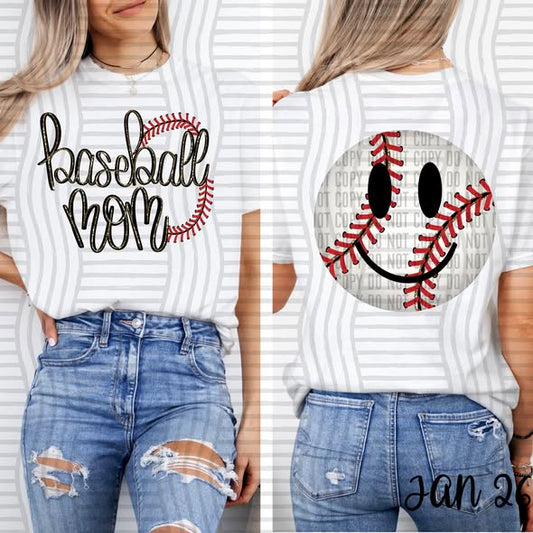 BASEBALL OR SOFTBALL MOM TEE