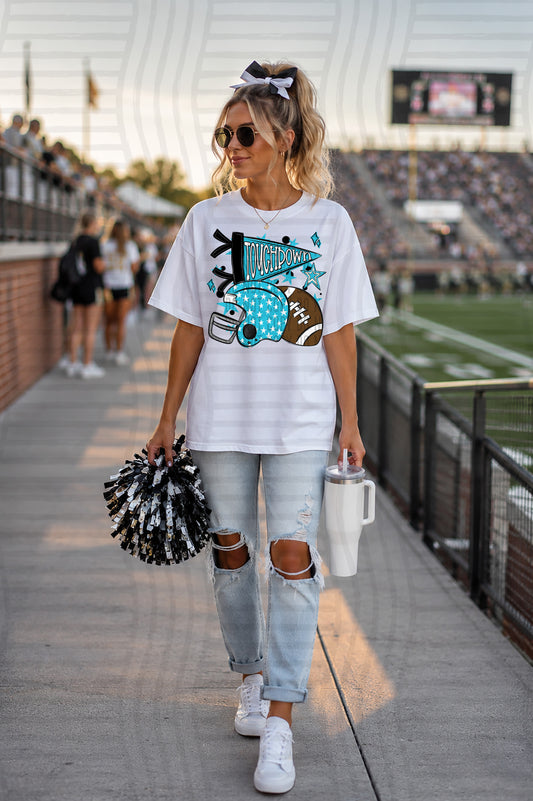 TOUCHDOWN HELMET TEES -25 COLORS