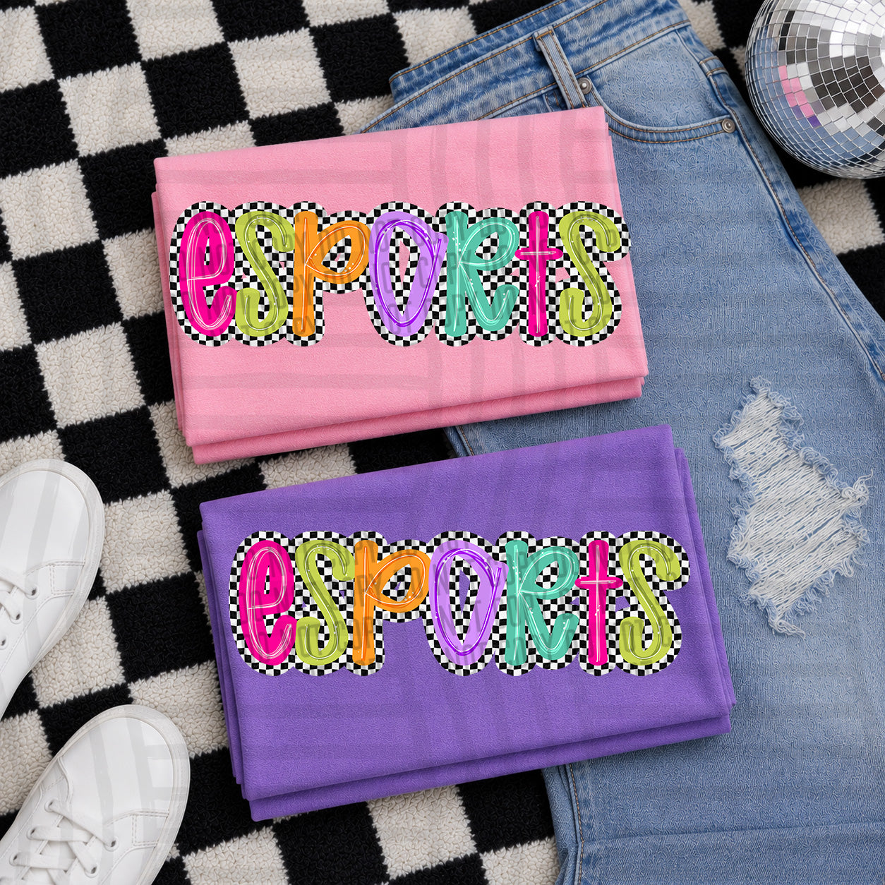 SIMPLY CHECKER NAME TEES 20+ NAMES