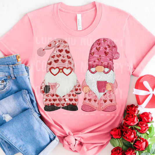 MR&MRS VALENTINE GNOME TEE