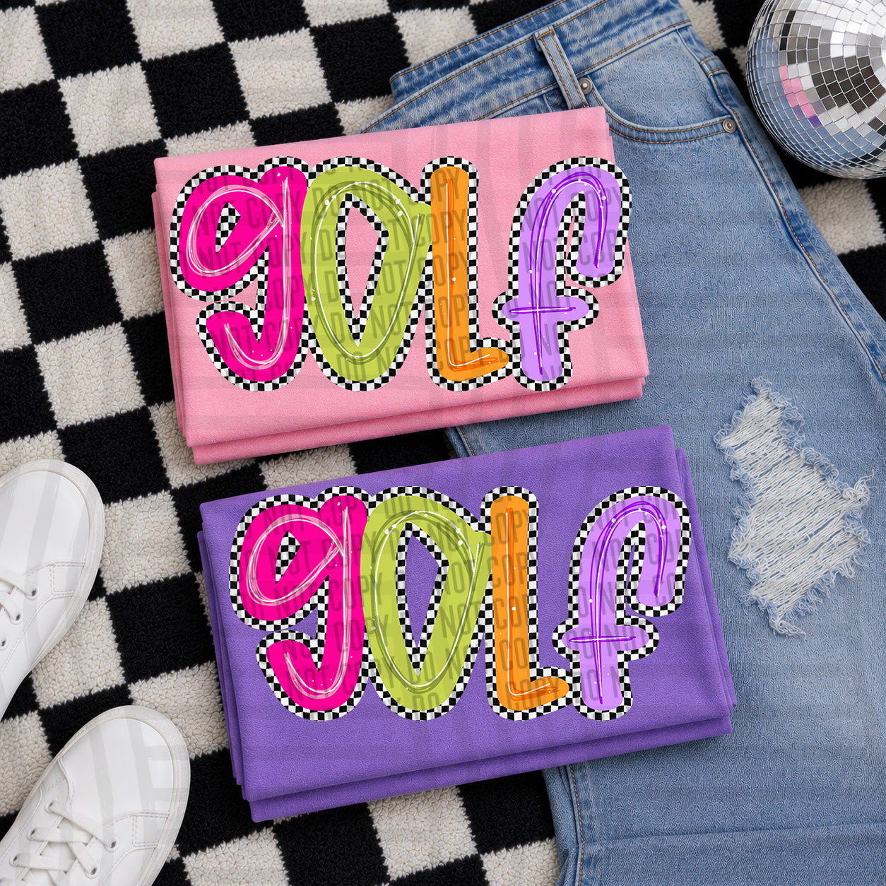 SIMPLY CHECKER NAME TEES 20+ NAMES