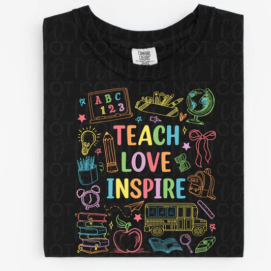 TEACH LOVE INSPIRE TEE