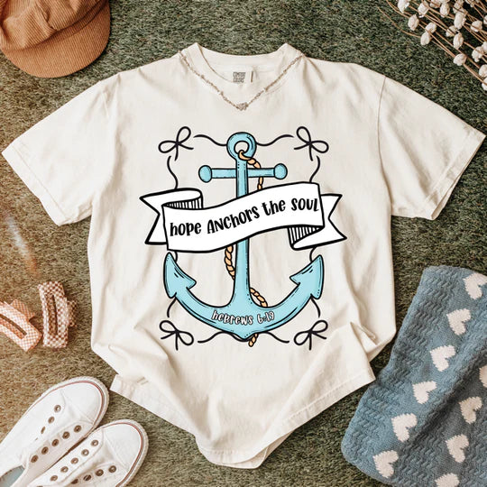 HOPE ANCHORS THE SOUL TEE