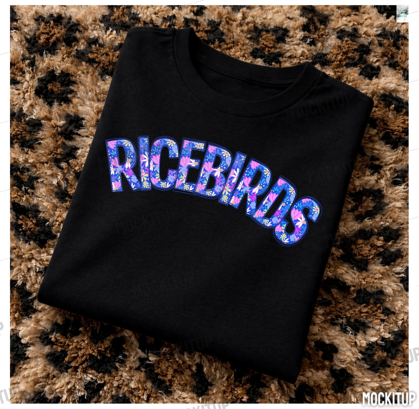 EC RICEBIRDS TEE-FLORAL