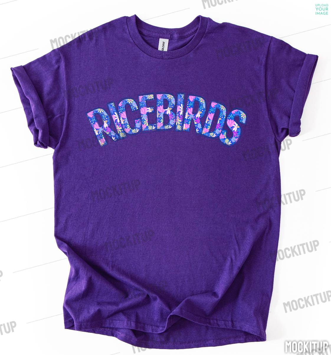 EC RICEBIRDS TEE-FLORAL