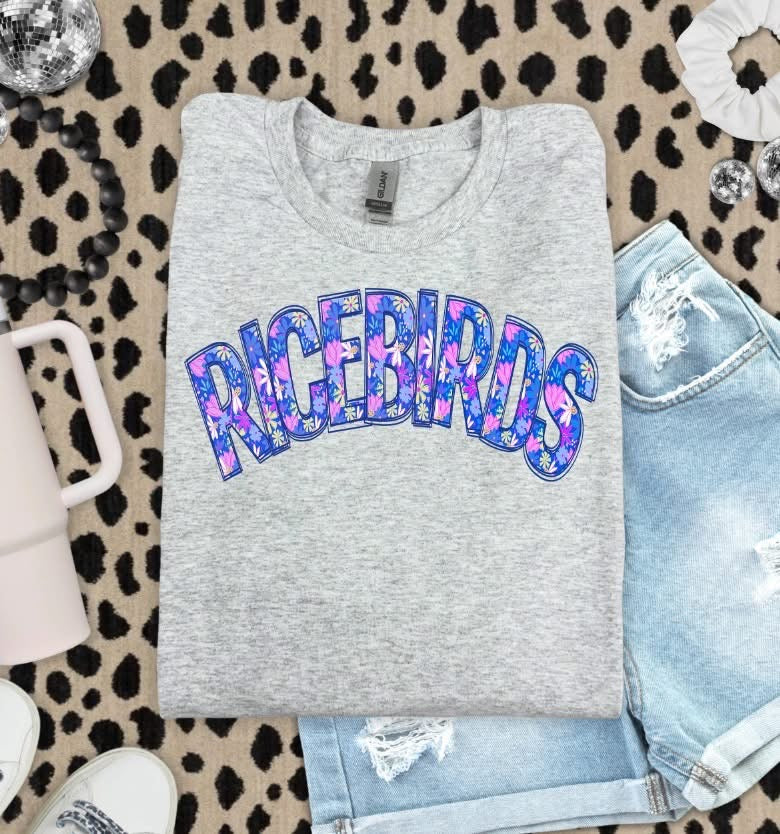 EC RICEBIRDS TEE-FLORAL