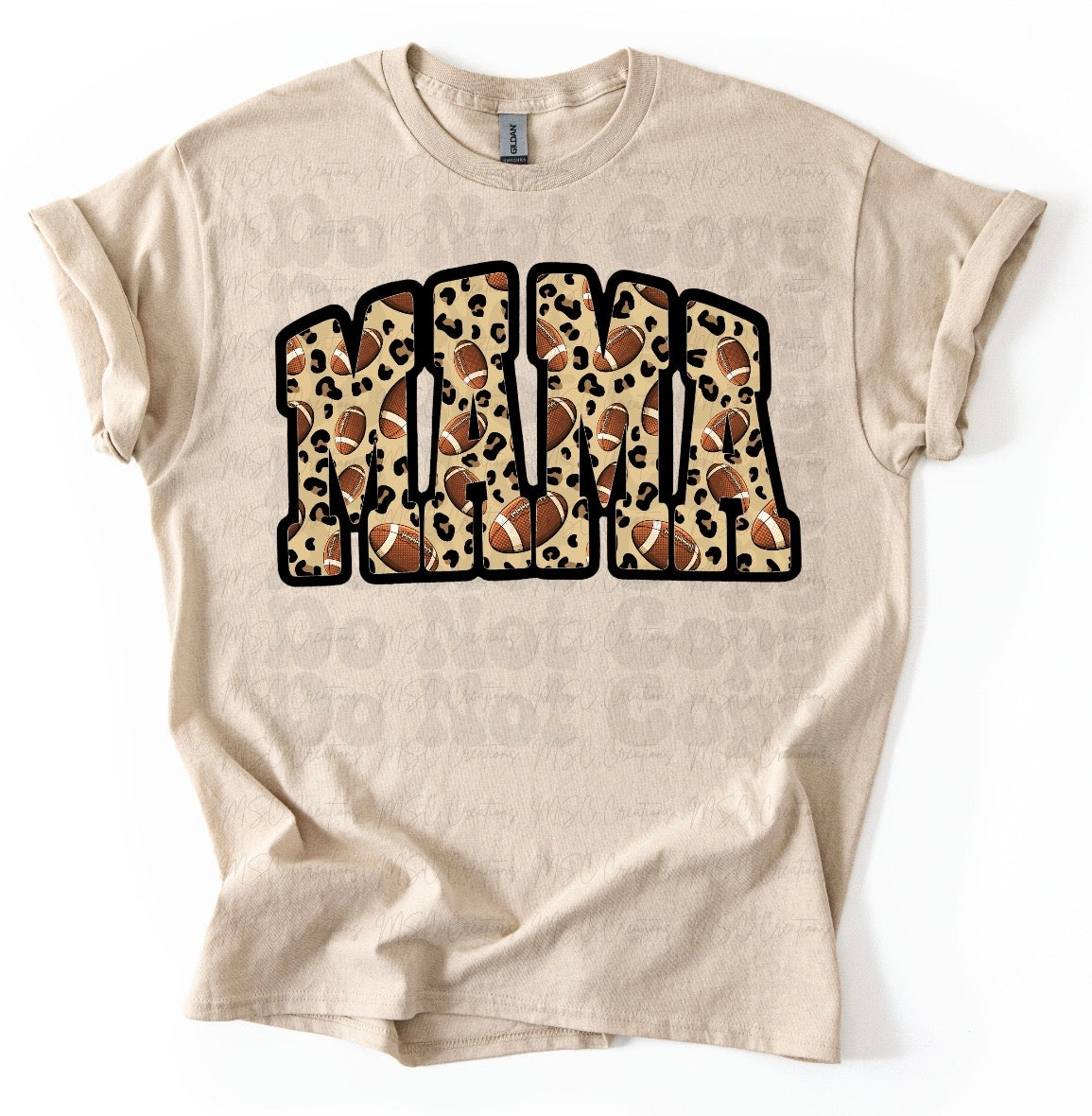 MAMA FOOTBALL TEE