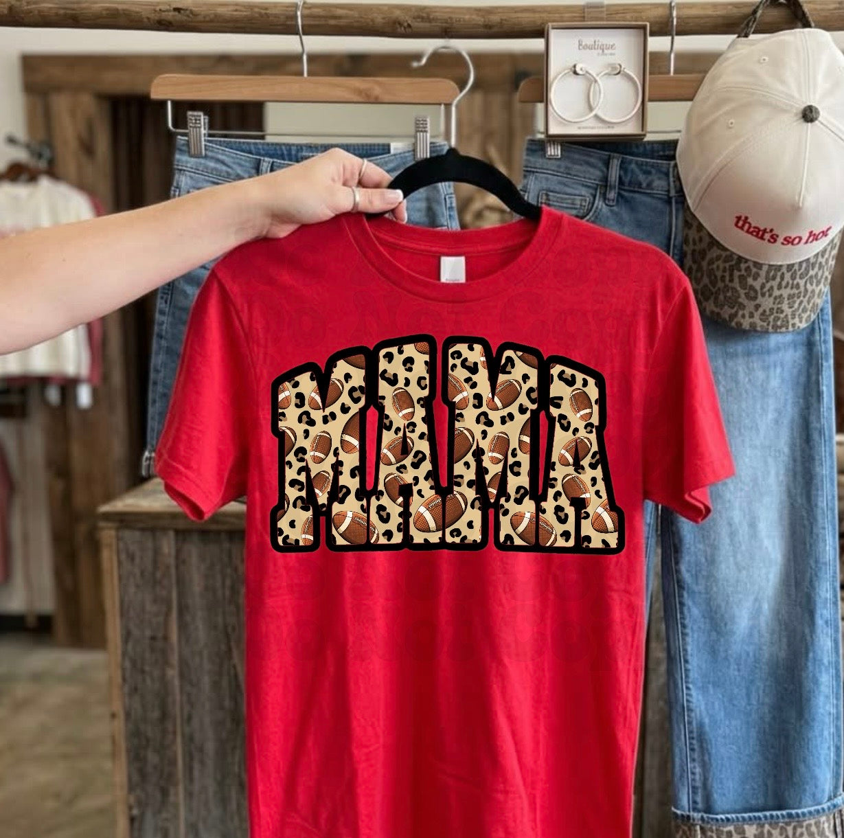 MAMA FOOTBALL TEE