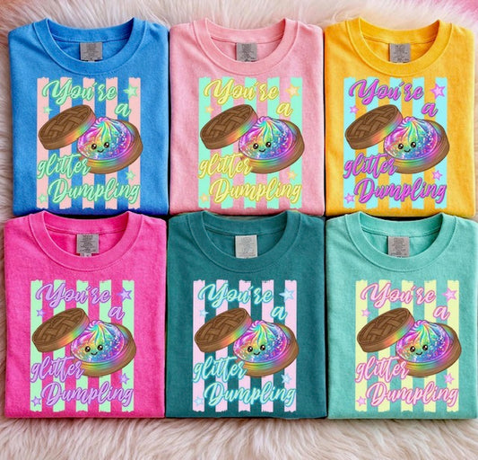 GLITTER DUMPLING TEE