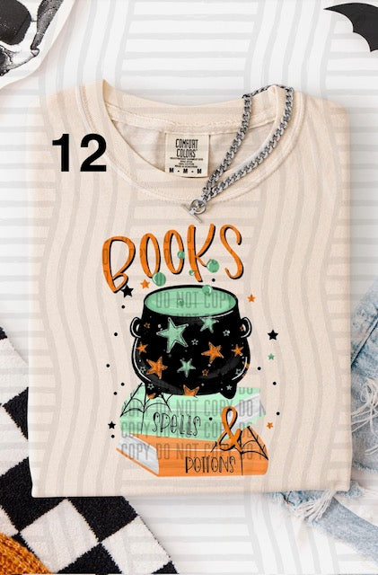 HALLOWEEN TEES - 12 OPTIONS