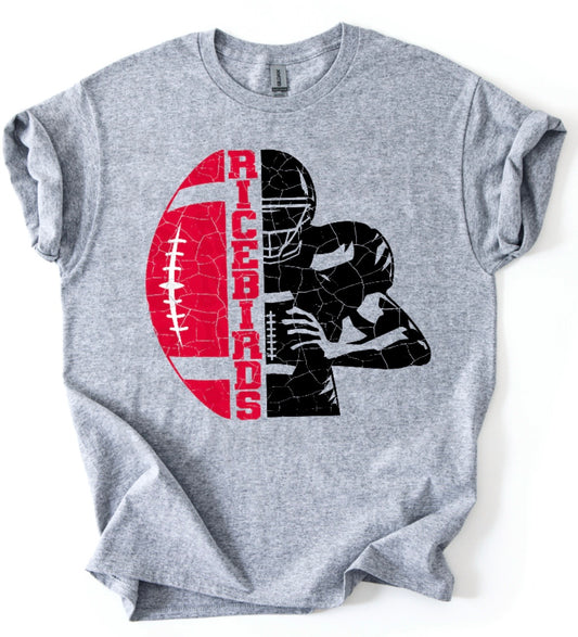 RICEBIRD FOOTBALL PLAYER TEE