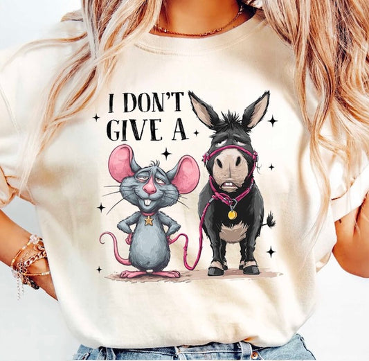 I DON'T GIVE A RAT TEE
