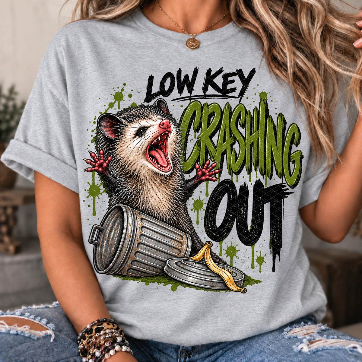 LOW KEY CRASHING OUT TEE