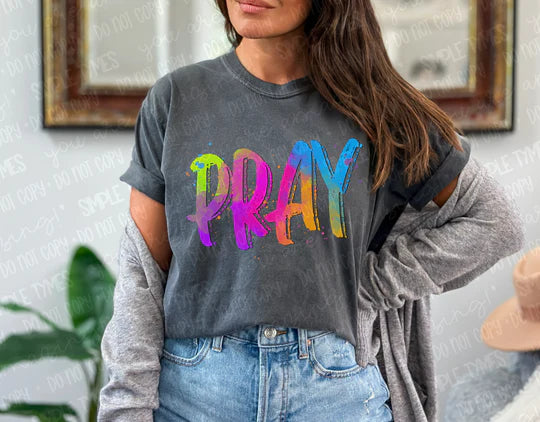 PRAY MULT COLOR TEE