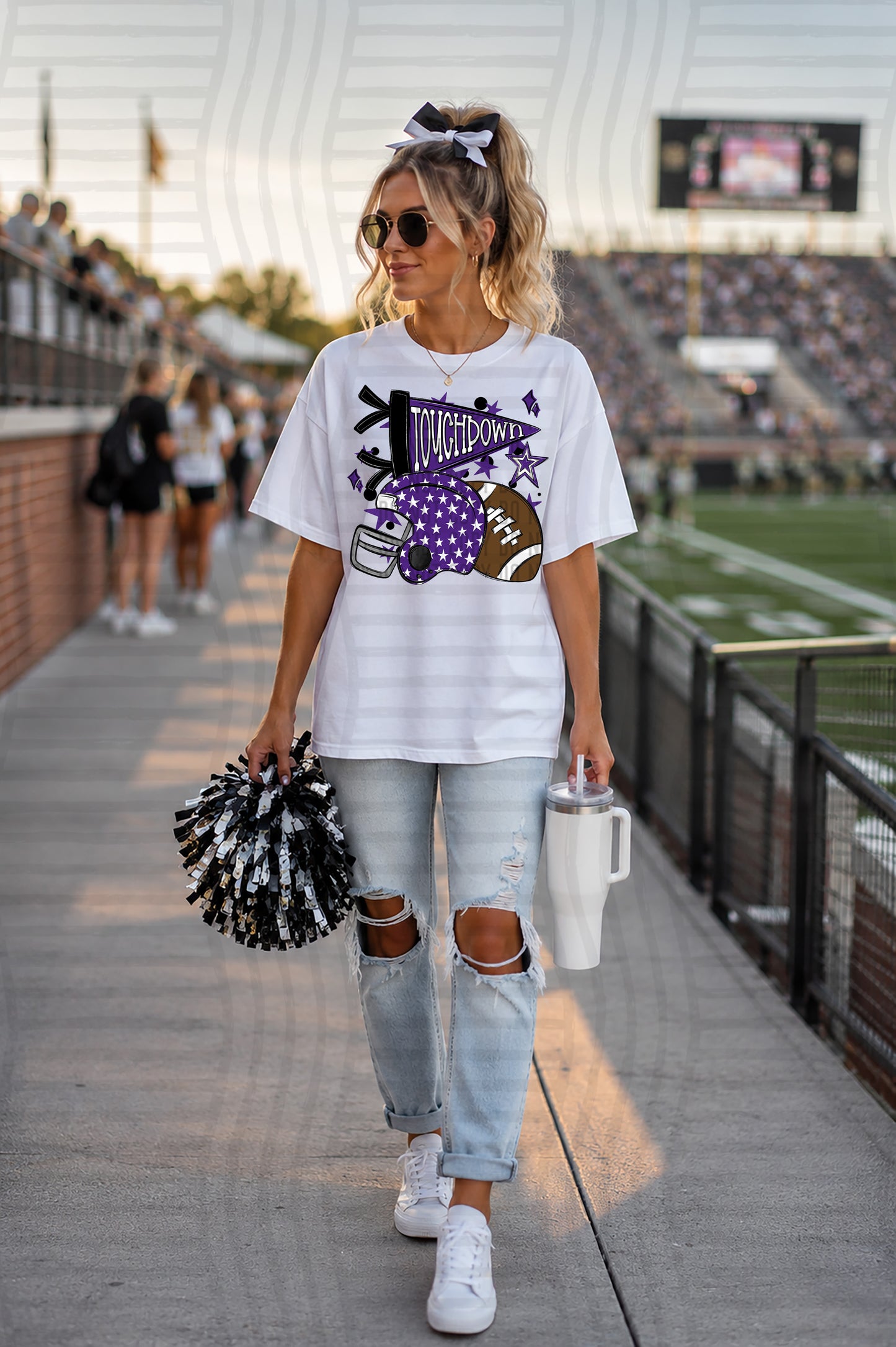 TOUCHDOWN HELMET TEES -25 COLORS