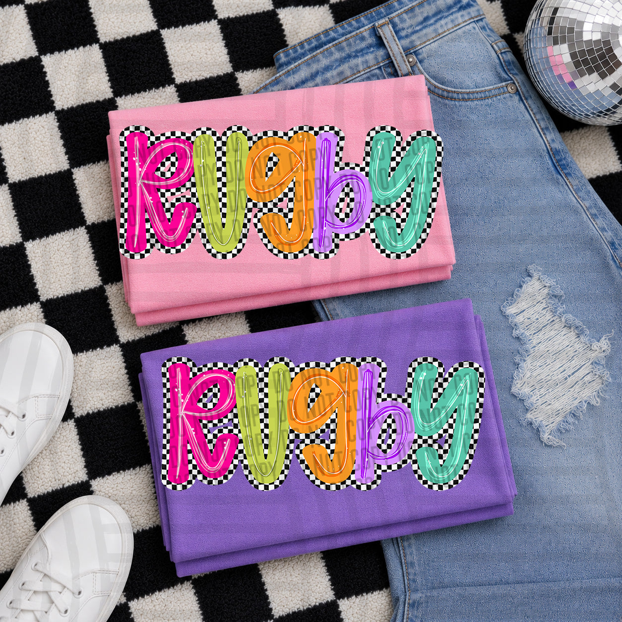 SIMPLY CHECKER NAME TEES 20+ NAMES