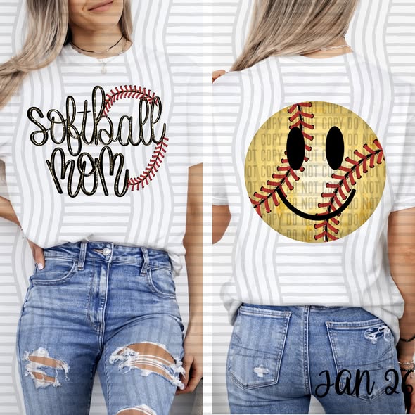 BASEBALL OR SOFTBALL MOM TEE