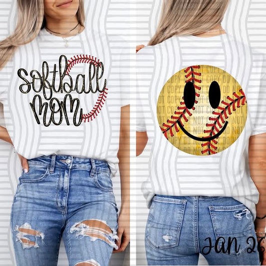BASEBALL OR SOFTBALL MOM TEE